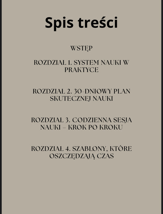 DODATEK do eBooka ,,Jak się uczyć lepiej i zapamiętywać na dłużej”